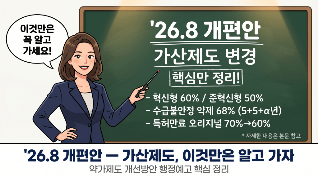 ‘26.8 제도 — 우리 제품, 가산 받을 수&nbsp;있을까?